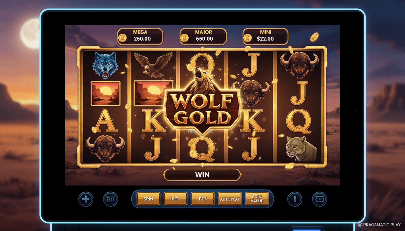 Play Wolf Gold online, Pragmatic Play